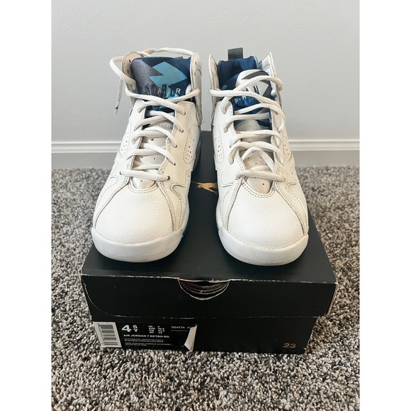 Jordan 7 Retro french blue size 4.5Y w/ original box - Picture 2 of 8